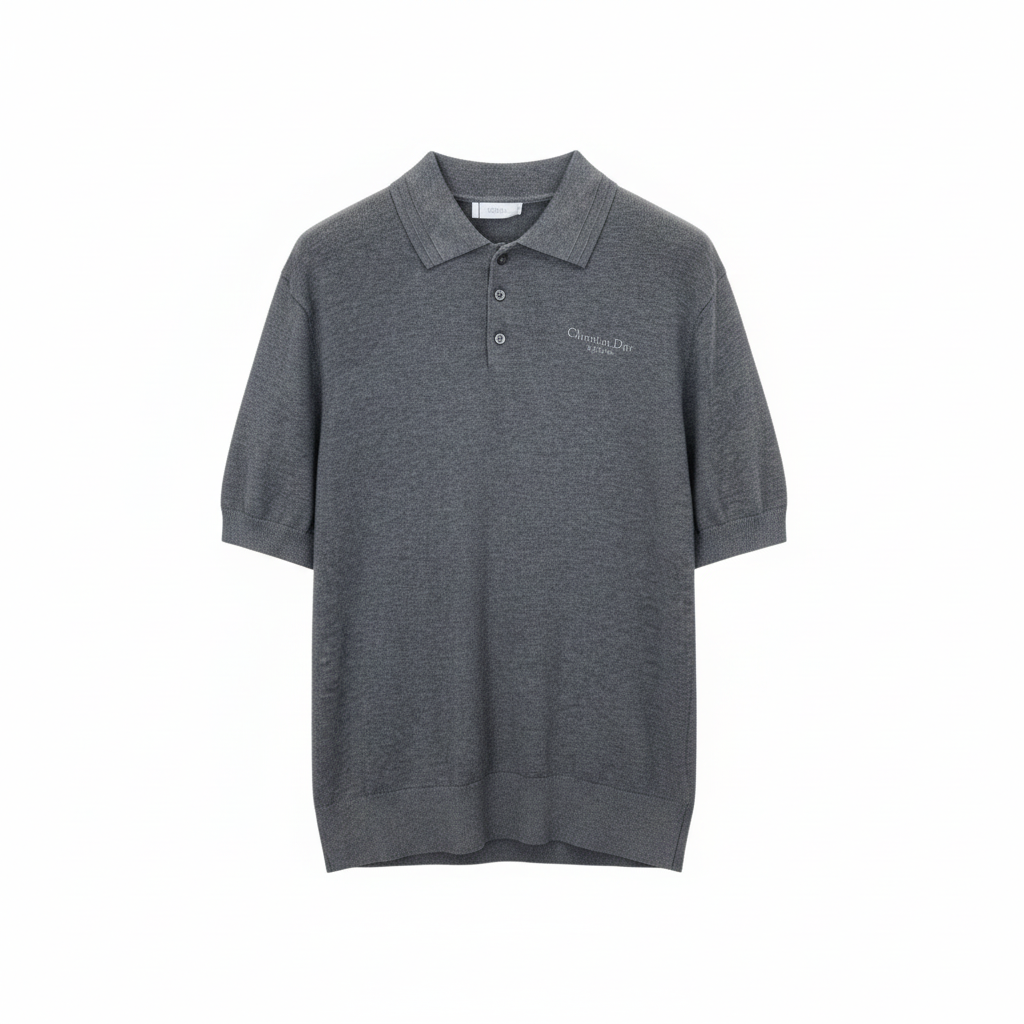Dior Christian Dior Couture Polo Shirt “Grey”