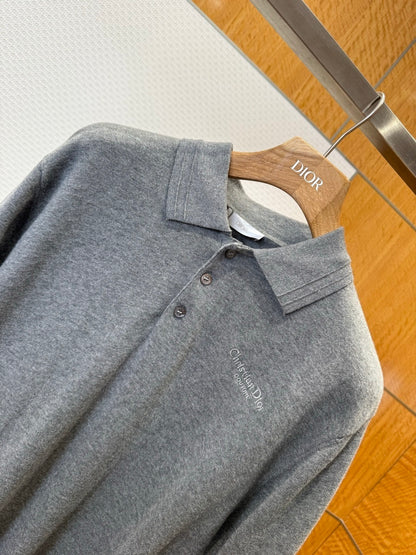 Dior Christian Dior Couture Polo Shirt “Grey”