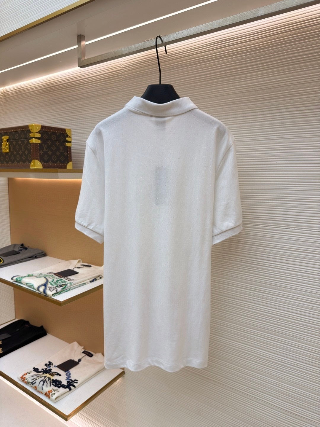 Dior Polo Shirt with Dior Clover Embroidery “White Cotton Piqué”