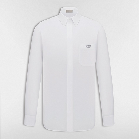 Dior Shirt with CD Box Embroidery
“White Cotton Poplin”