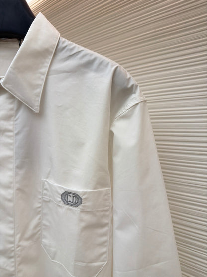 Dior Shirt with CD Box Embroidery
“White Cotton Poplin”
