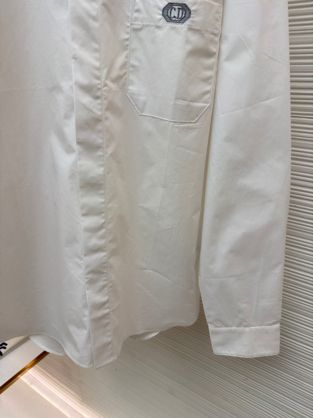 Dior Shirt with CD Box Embroidery
“White Cotton Poplin”