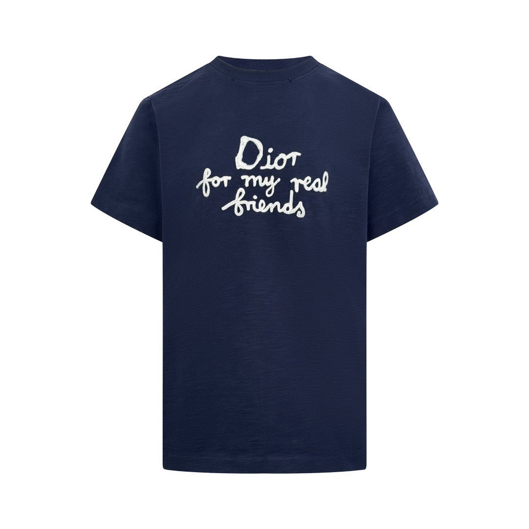 Dior For My Real Friends T-Shirt “Navy Blue”