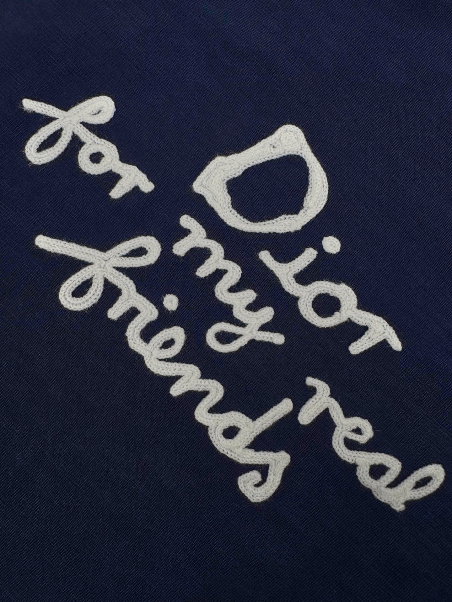 Dior For My Real Friends T-Shirt “Navy Blue”