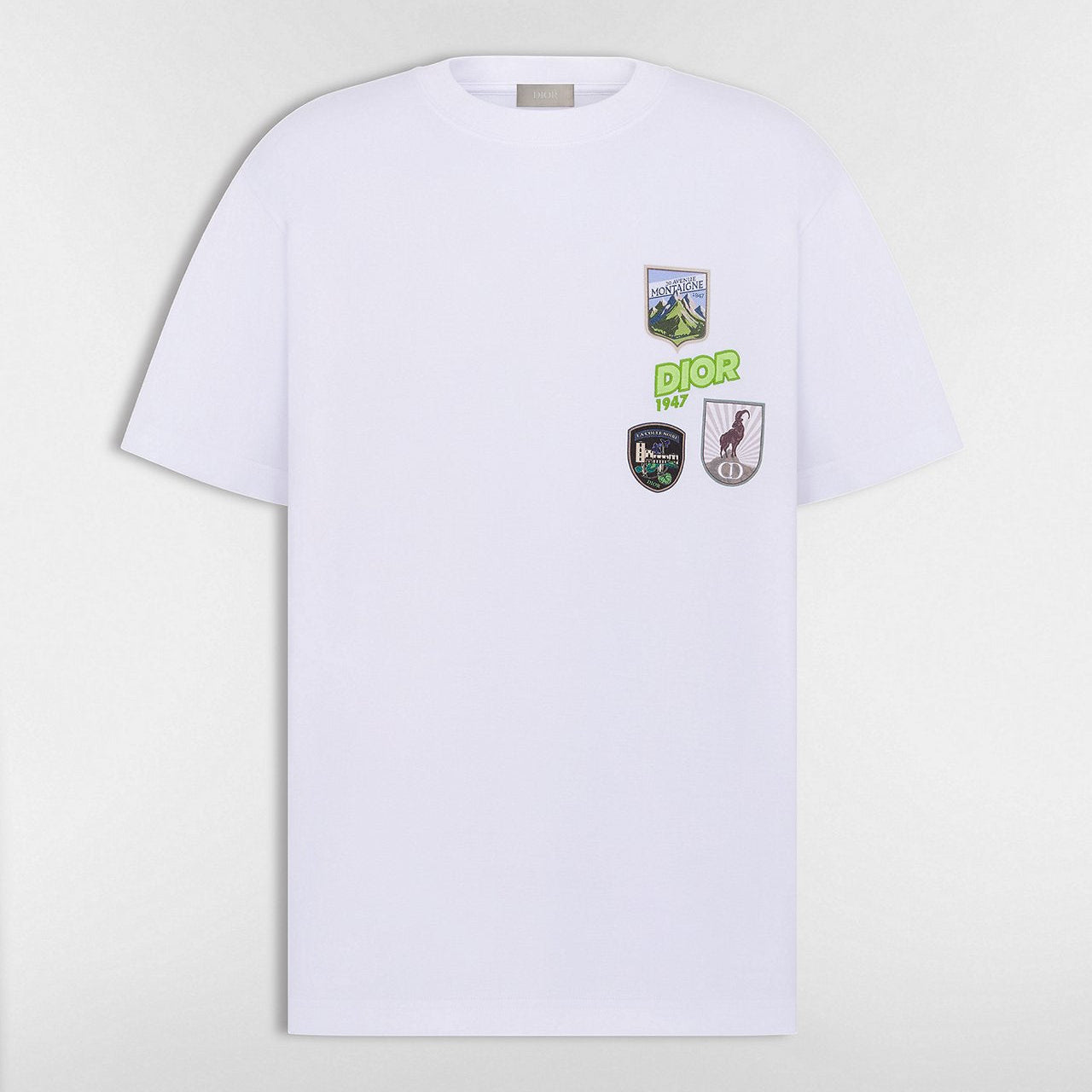 Dior Mountain T-Shirt “White Cotton Jersey”