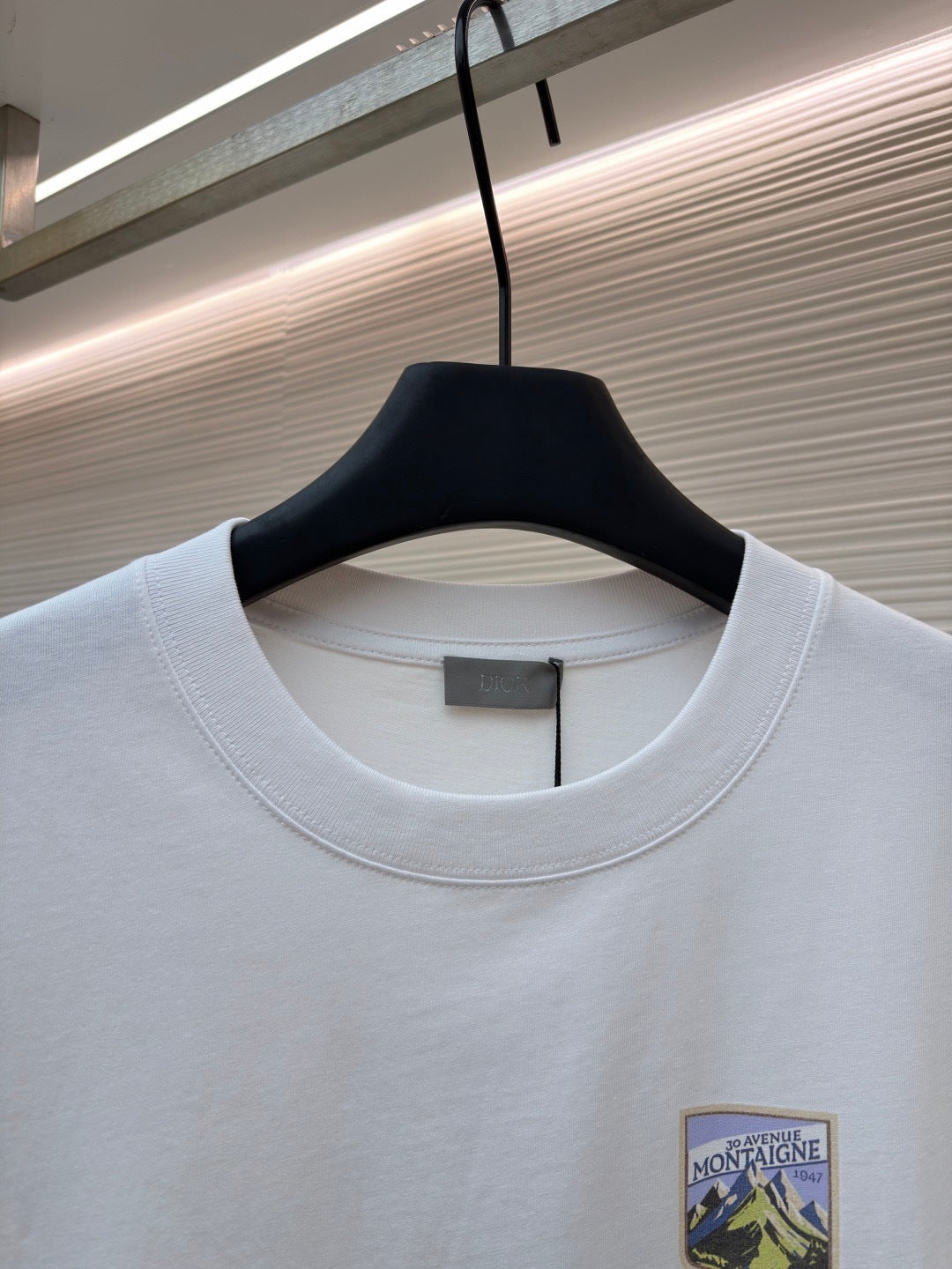Dior Mountain T-Shirt “White Cotton Jersey”