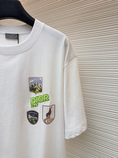 Dior Mountain T-Shirt “White Cotton Jersey”