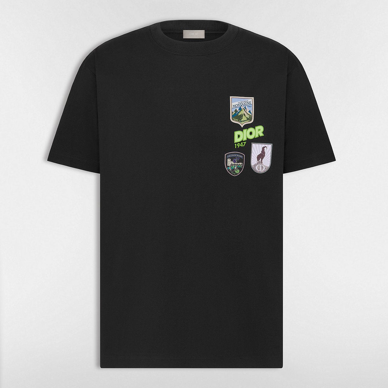 Dior Mountain T-Shirt “Black Cotton Jersey”