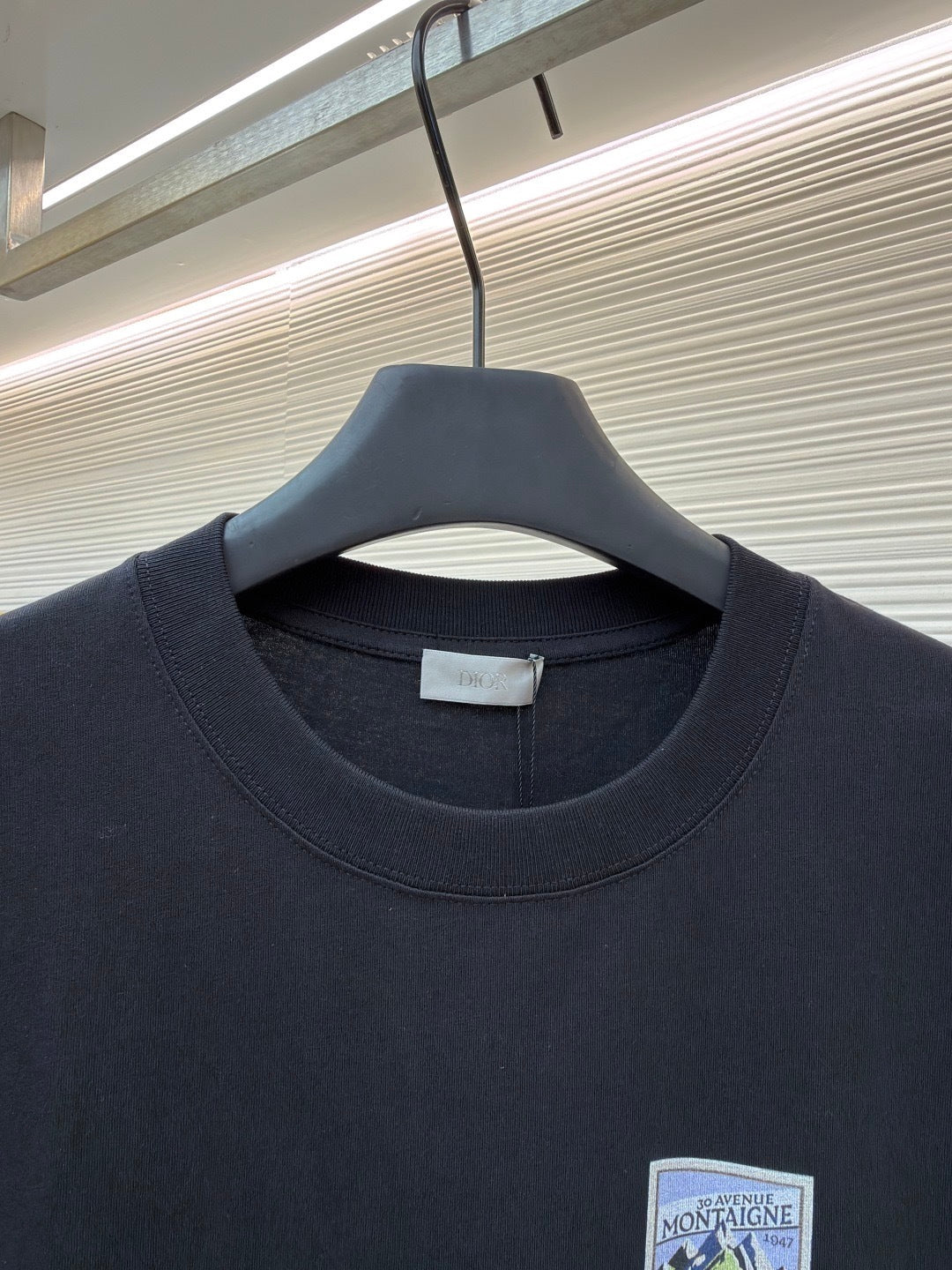 Dior Mountain T-Shirt “Black Cotton Jersey”