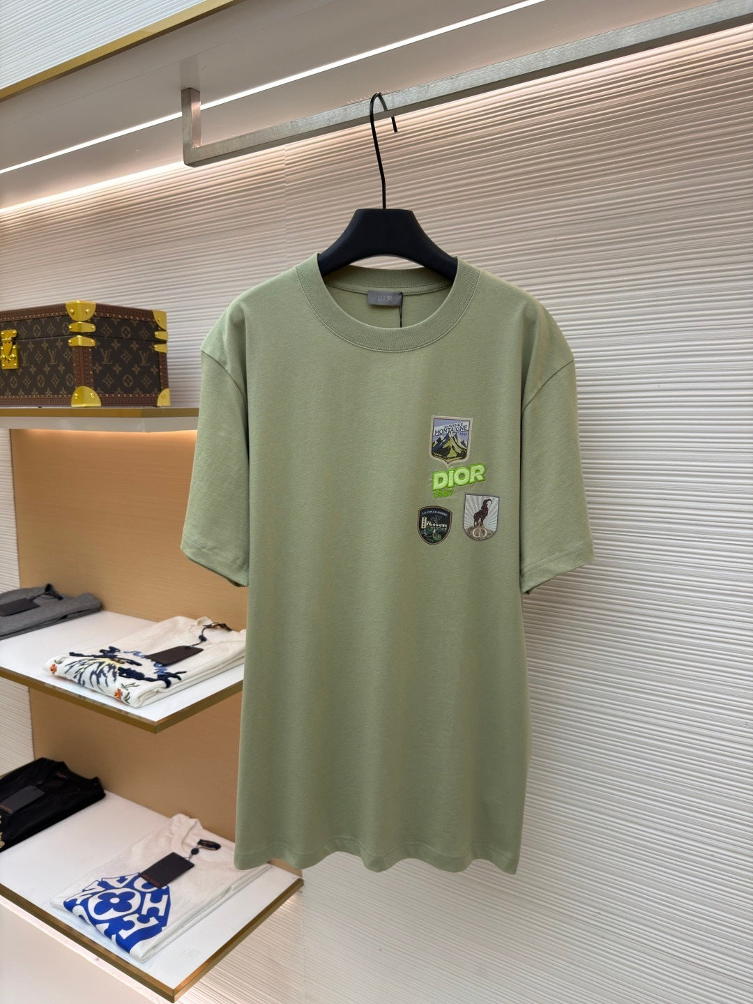 Dior Mountain T-Shirt “Khaki Cotton Jersey”