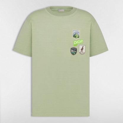 Dior Mountain T-Shirt “Khaki Cotton Jersey”
