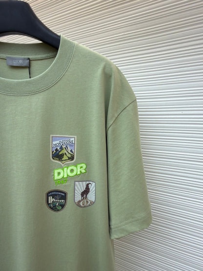 Dior Mountain T-Shirt “Khaki Cotton Jersey”