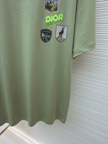 Dior Mountain T-Shirt “Khaki Cotton Jersey”