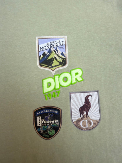 Dior Mountain T-Shirt “Khaki Cotton Jersey”