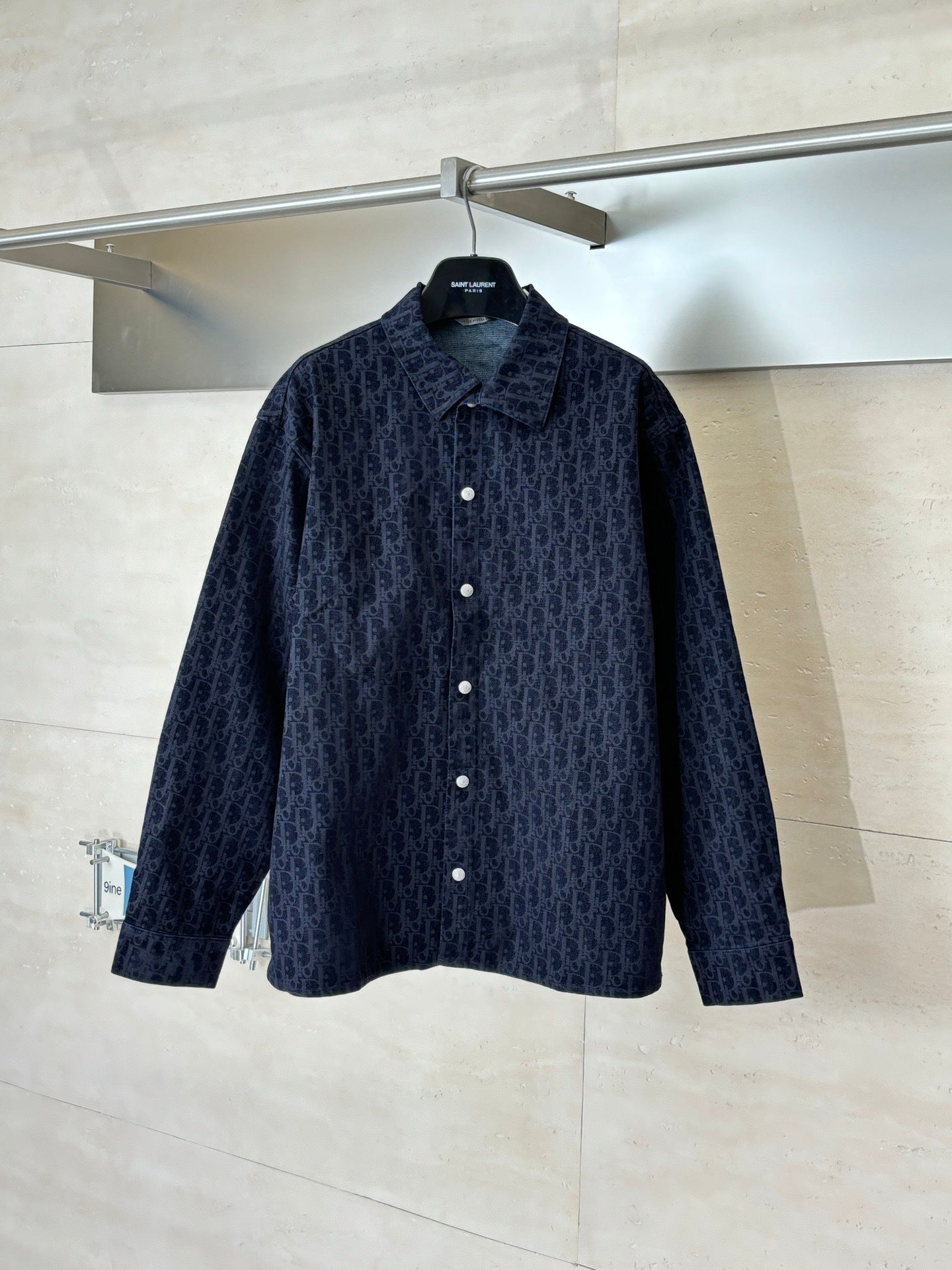 Dior Oblique Overshirt
Blue Cotton-Blend Twill