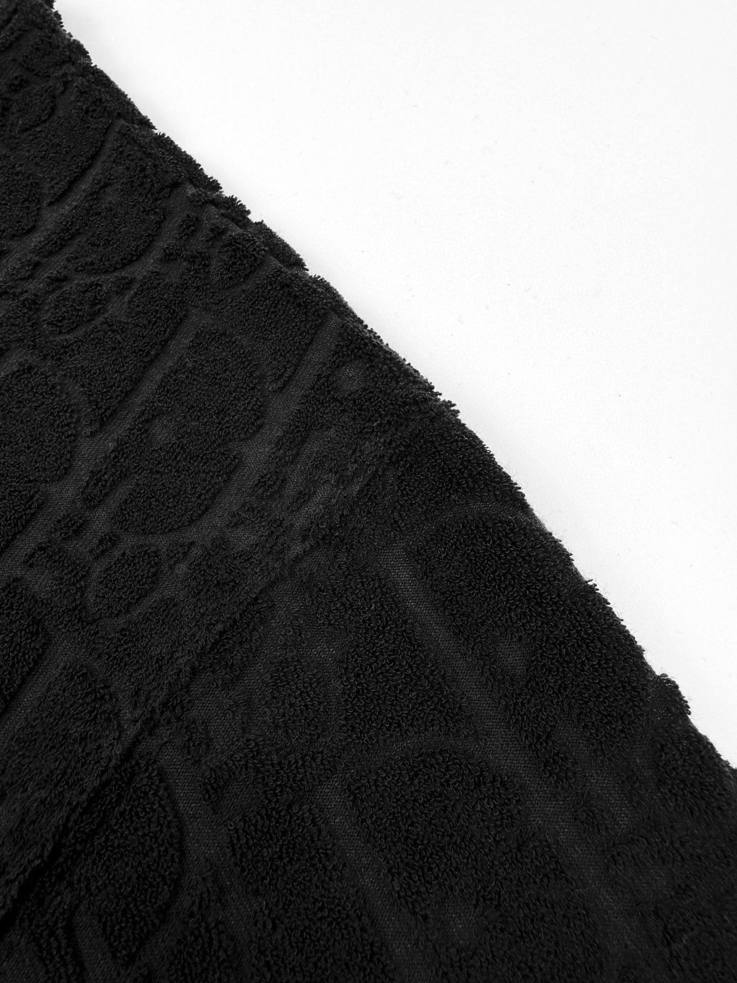 Dior Oblique T-shirt “Black Cotton Terry Jacquard”