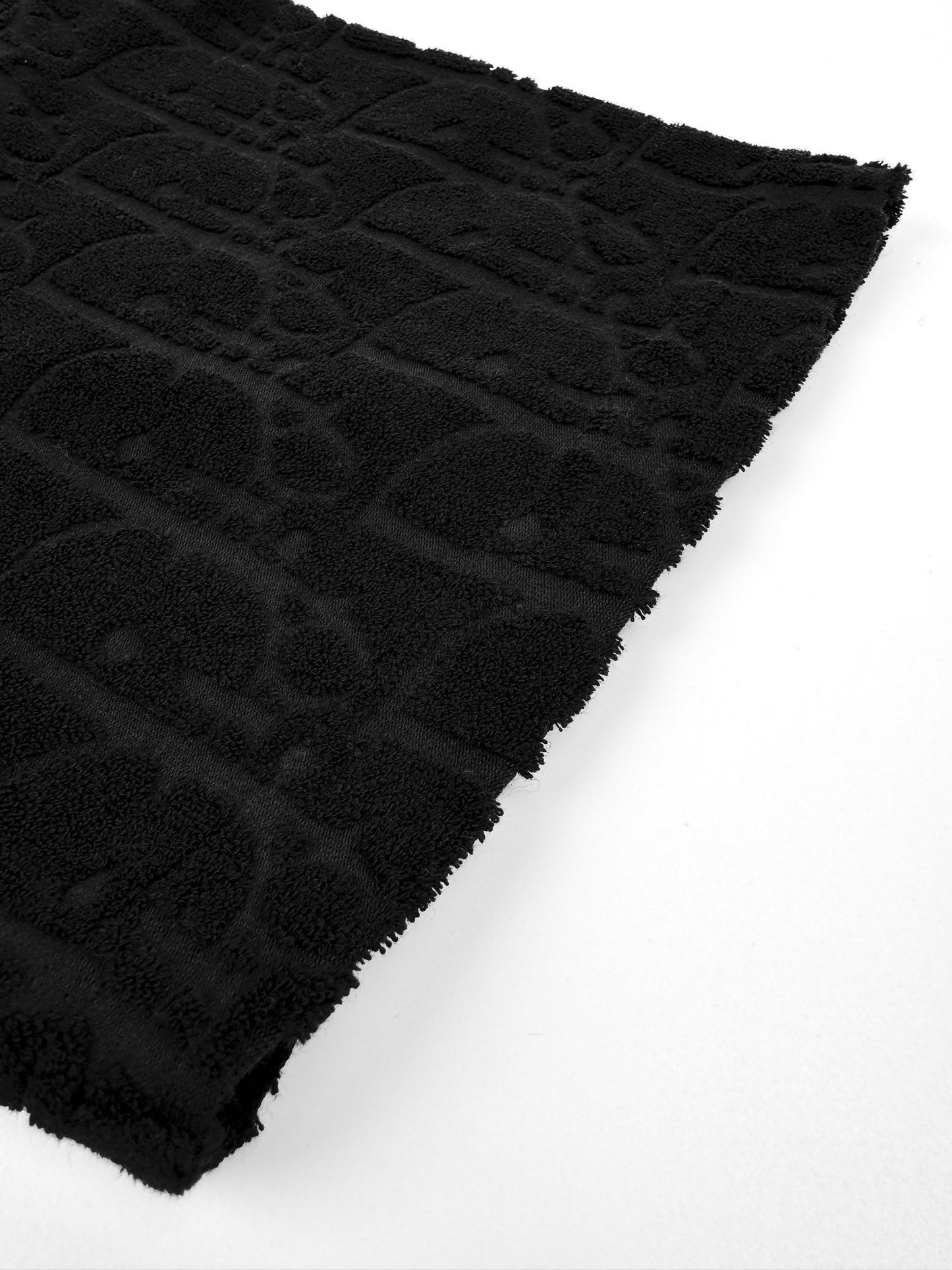 Dior Oblique T-shirt “Black Cotton Terry Jacquard”