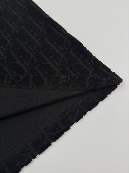 Dior Oblique T-shirt “Black Cotton Terry Jacquard”