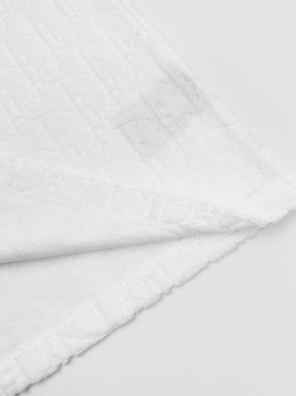 Dior Oblique T-shirt “White Cotton Terry Jacquard”