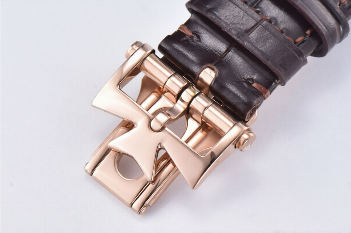 Vacheron Constantin Traditionalle 41mm Brown Leather Strap White Dial