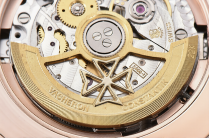 Vacheron Constantin Traditionalle 41mm Brown Leather Strap White Dial