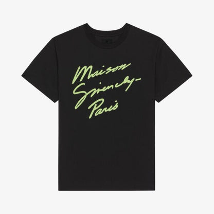 Givenchy Embroidered Maison Script Logo "Black"