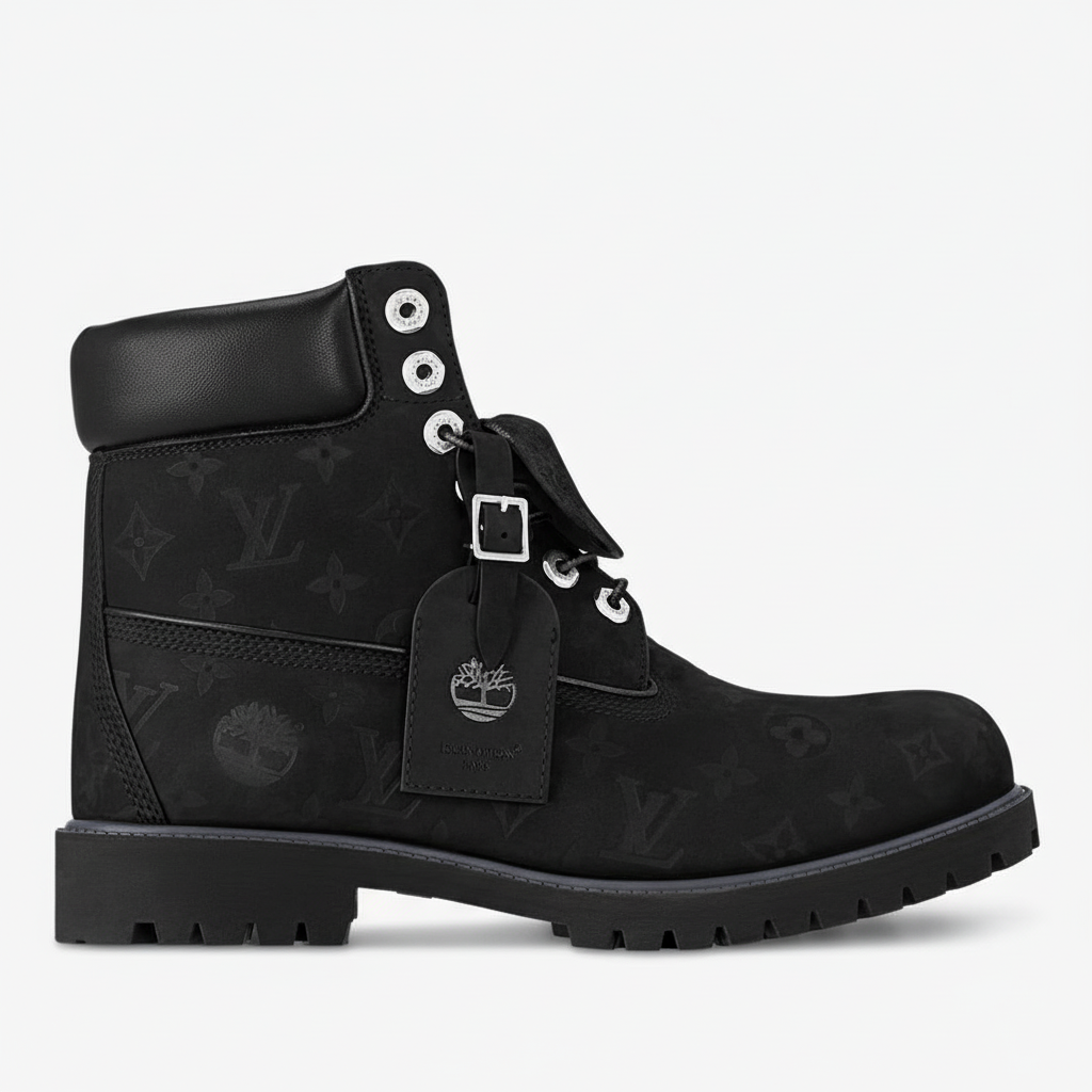 Timberland x Louis Vuitton 6" Ankle Boot "Black Monogram"