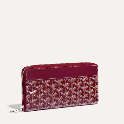 Goyard Matignon GM Wallet "Burgundy"