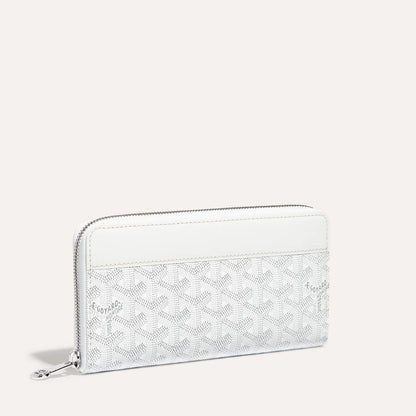 Goyard Matignon GM Wallet "White"