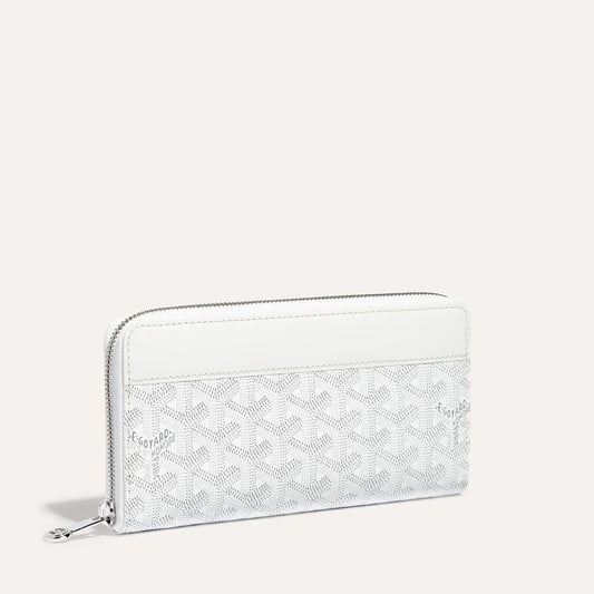 Goyard Matignon GM Wallet "White"