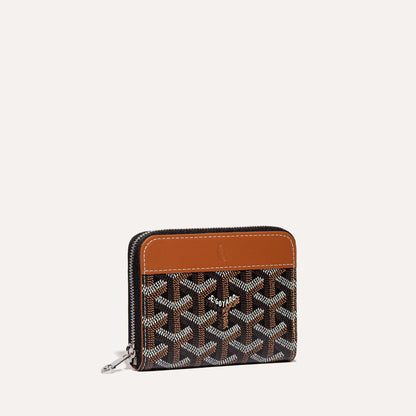 Goyard Matignon PM Wallet "Black & Tan"