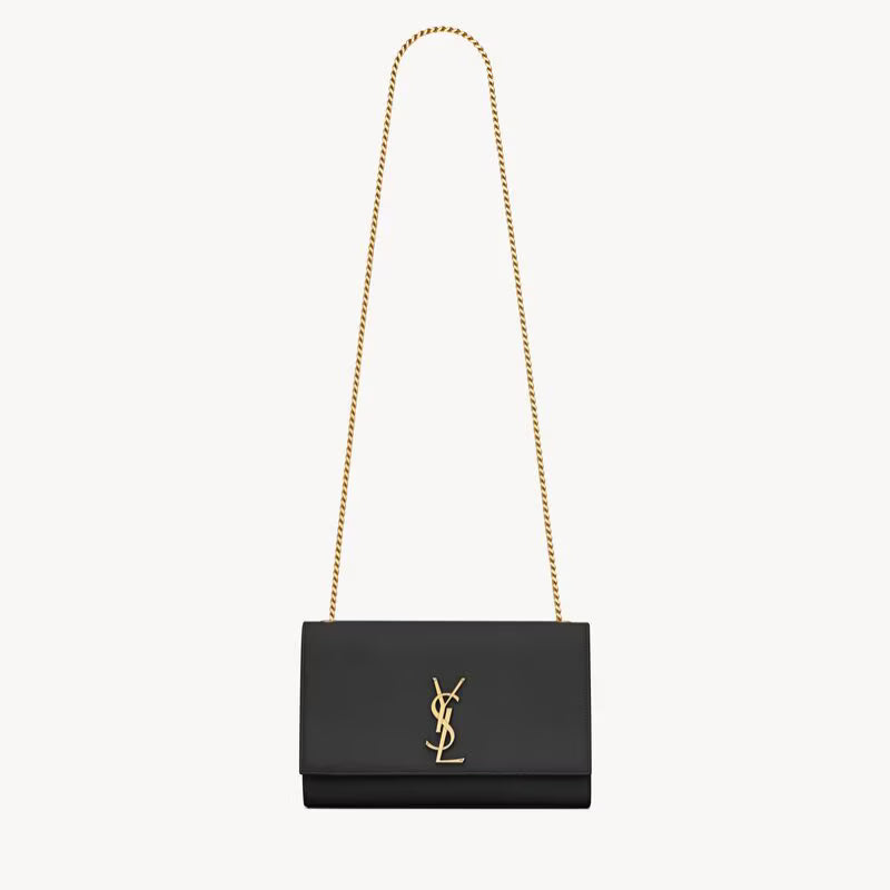 Saint Laurent Kate Medium in Grain De Poudre Embossed Leather