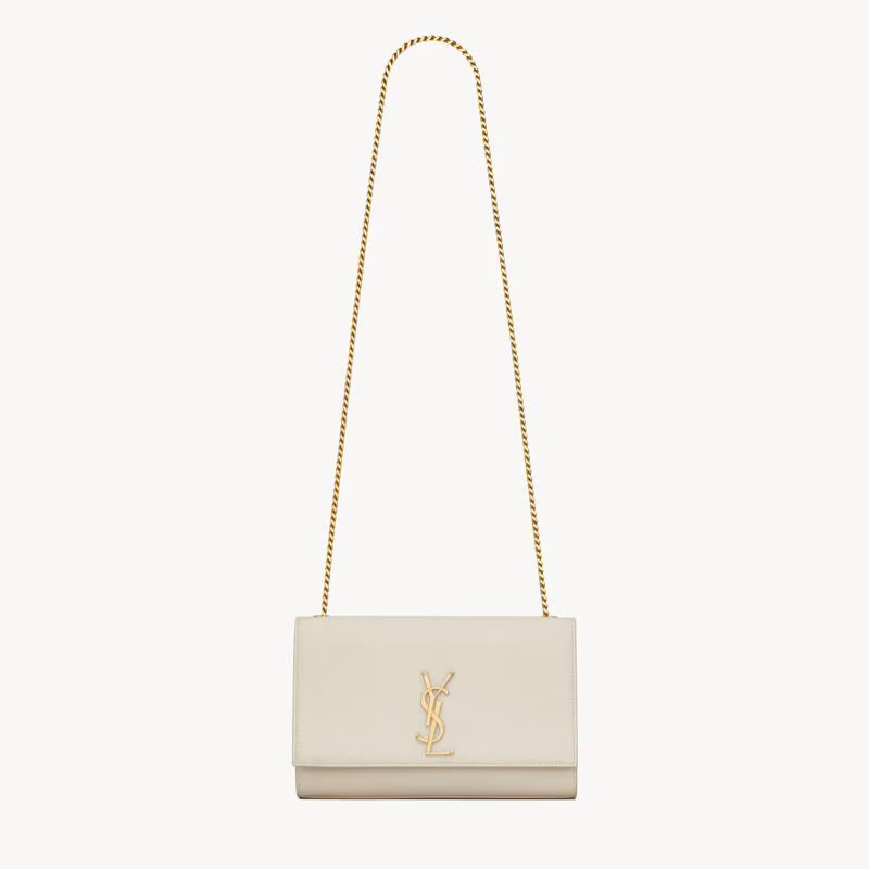 Saint Laurent Kate Medium in Grain De Poudre Embossed Leather