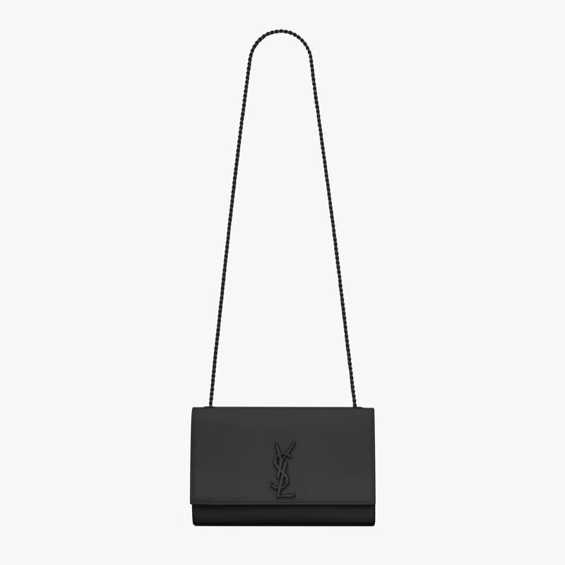 Saint Laurent Kate Medium in Grain De Poudre Embossed Leather