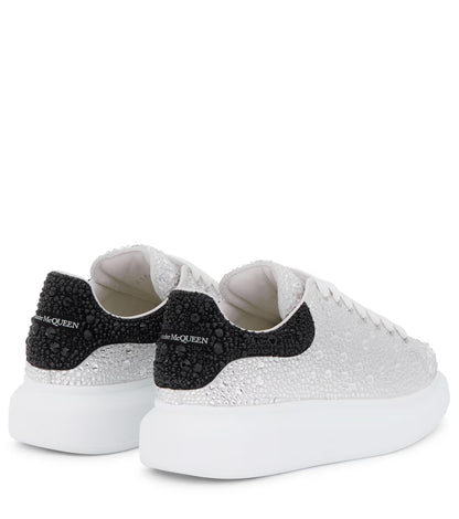 Alexander McQueen Oversized "Crystal Embellished White"
