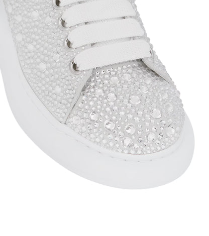 Alexander McQueen Oversized "Crystal Embellished White"