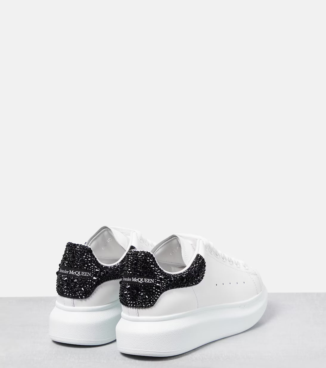 Alexander McQueen Oversized "White Black Crystal"