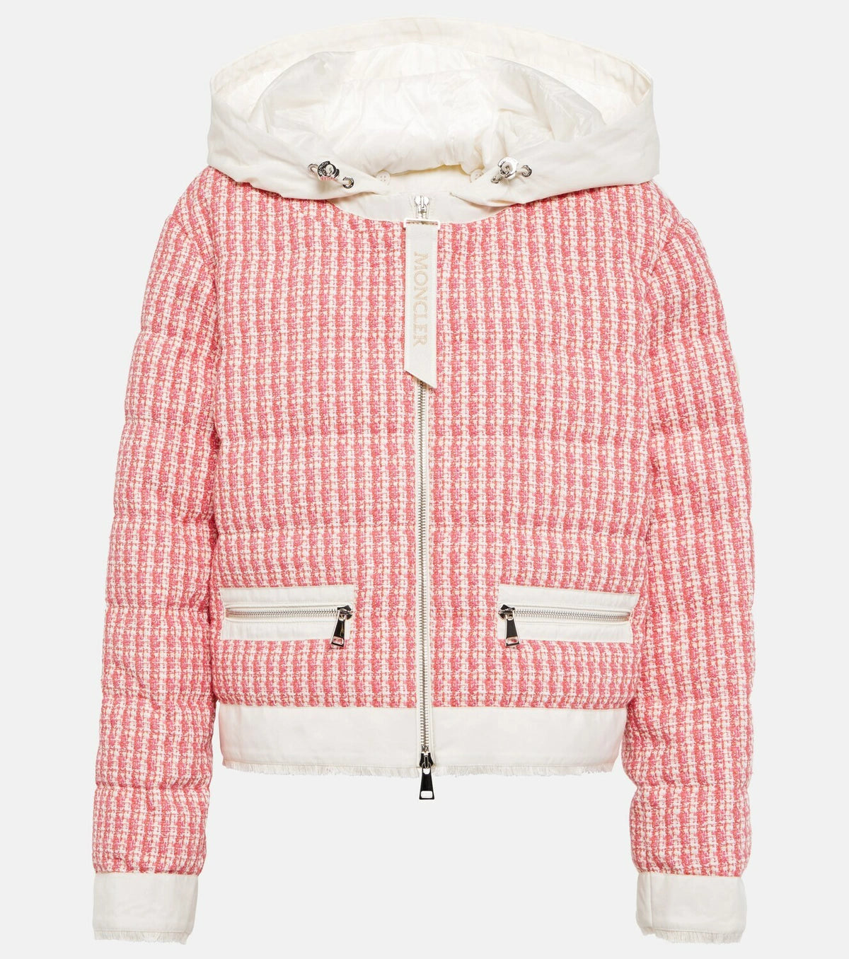 Moncler Remonay Tweed Down Jacket "Pink"