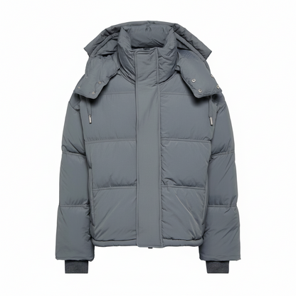 Ami Paris Puffer Down Jacket "Grey"