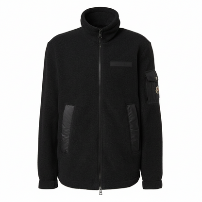 Moncler Fleece Zip Jacket "Black"