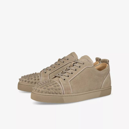 Christian Louboutin Louis Junior Spikes "Beige"