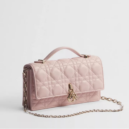 Dior My Dior Mini Bag "Powder Pink Cannage Lambskin"