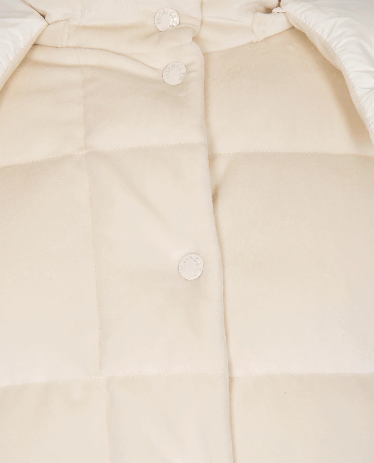 Moncler Daos Chenille Velour Down Jacket "White"