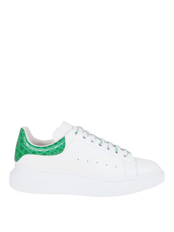 Alexander McQueen Oversized "White-Green Crocodile"