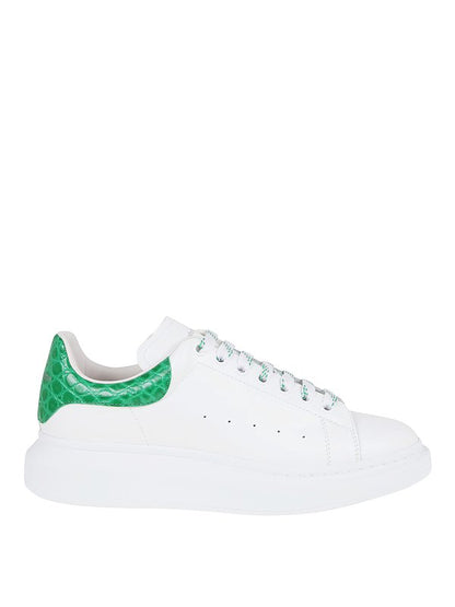 Alexander McQueen Oversized "White-Green Crocodile"