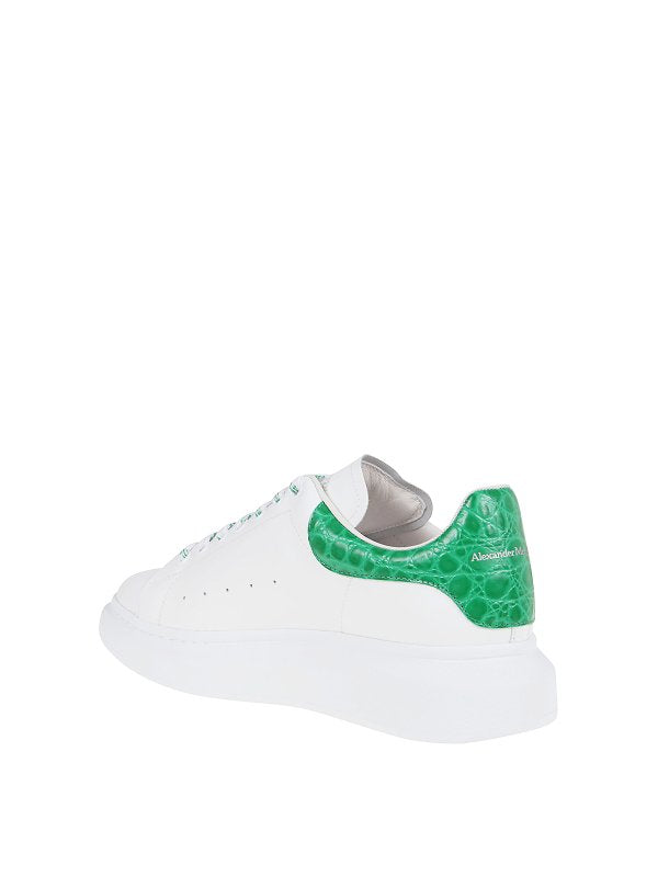 Alexander McQueen Oversized "White-Green Crocodile"