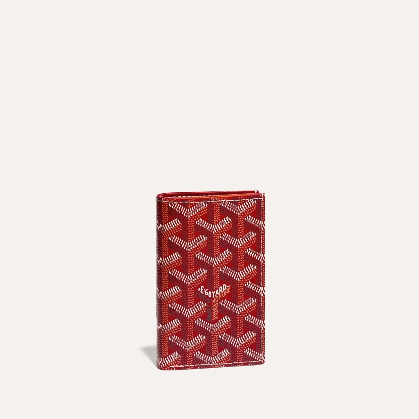 Goyard Saint-Pierre Card Wallet "Red"