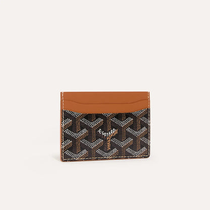 Goyard Saint-Sulpice Card Wallet “Black-Tan”