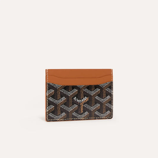 Goyard Saint-Sulpice Card Wallet “Black-Tan”