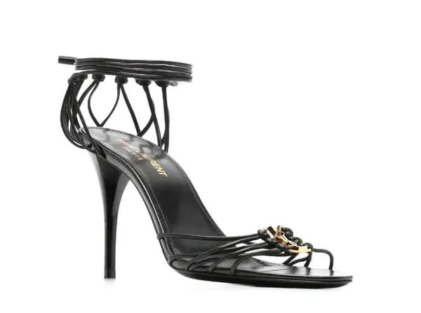 Yves Saint Laurent Babylone Cassandre Heels 90mm "Black"